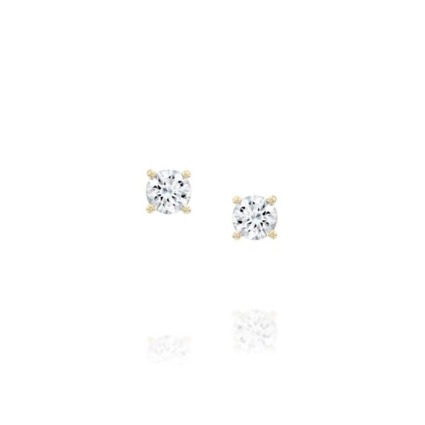 Earrings 1.5 ct ec lab diamond