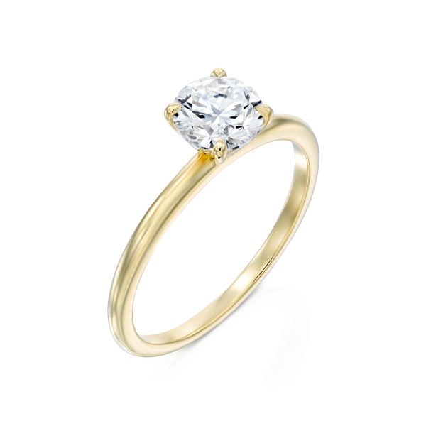 Classic ring basket 1.5 ct lab diamond - Image 2