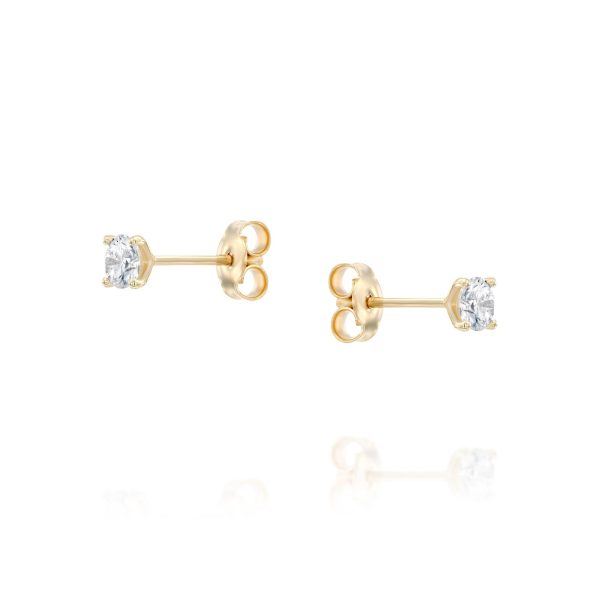 Earrings 1.5 ct ec lab diamond - Image 2